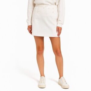Holt Renfrew White Mini Skirt